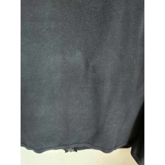 L.L. Bean Mens Full Zip Fleece Vest Solid Black Size Large - Picture 6 of 7